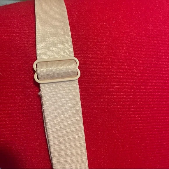 2FOR$30 Vintage Lilyette Nude Satin Bra With Underwire & Lace Size 34D - Picture 8 of 14